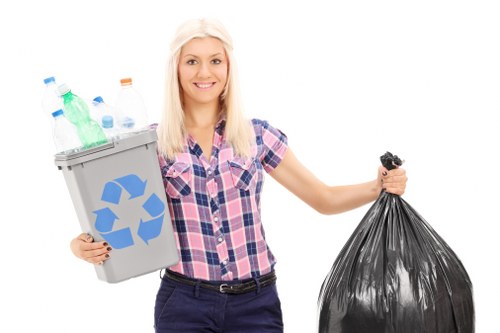 Eco-friendly disposal during garage clearance